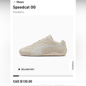 Puma Classic Suede Sneakers in Light Beige and Off-White